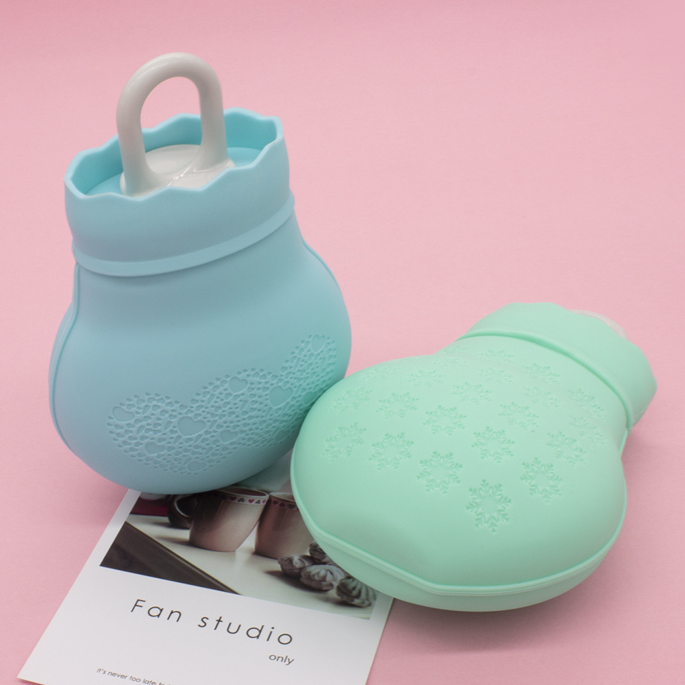 硅胶热水袋生产厂家 可微波炉加热注水暖手热水袋硅胶暖水袋定制