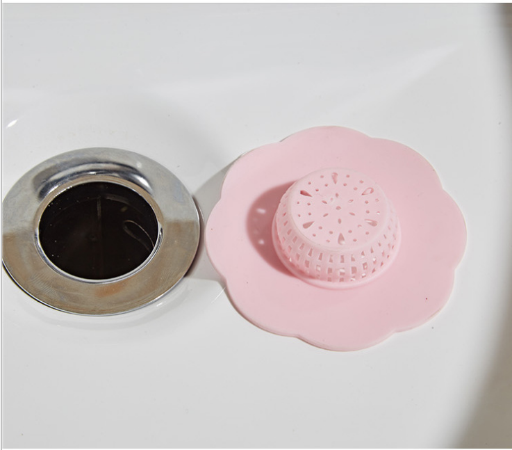 Two sewer filter screens, floor drain covers, bathroom hair removers, sink and bathtub plugs to prevent clogging Specification image