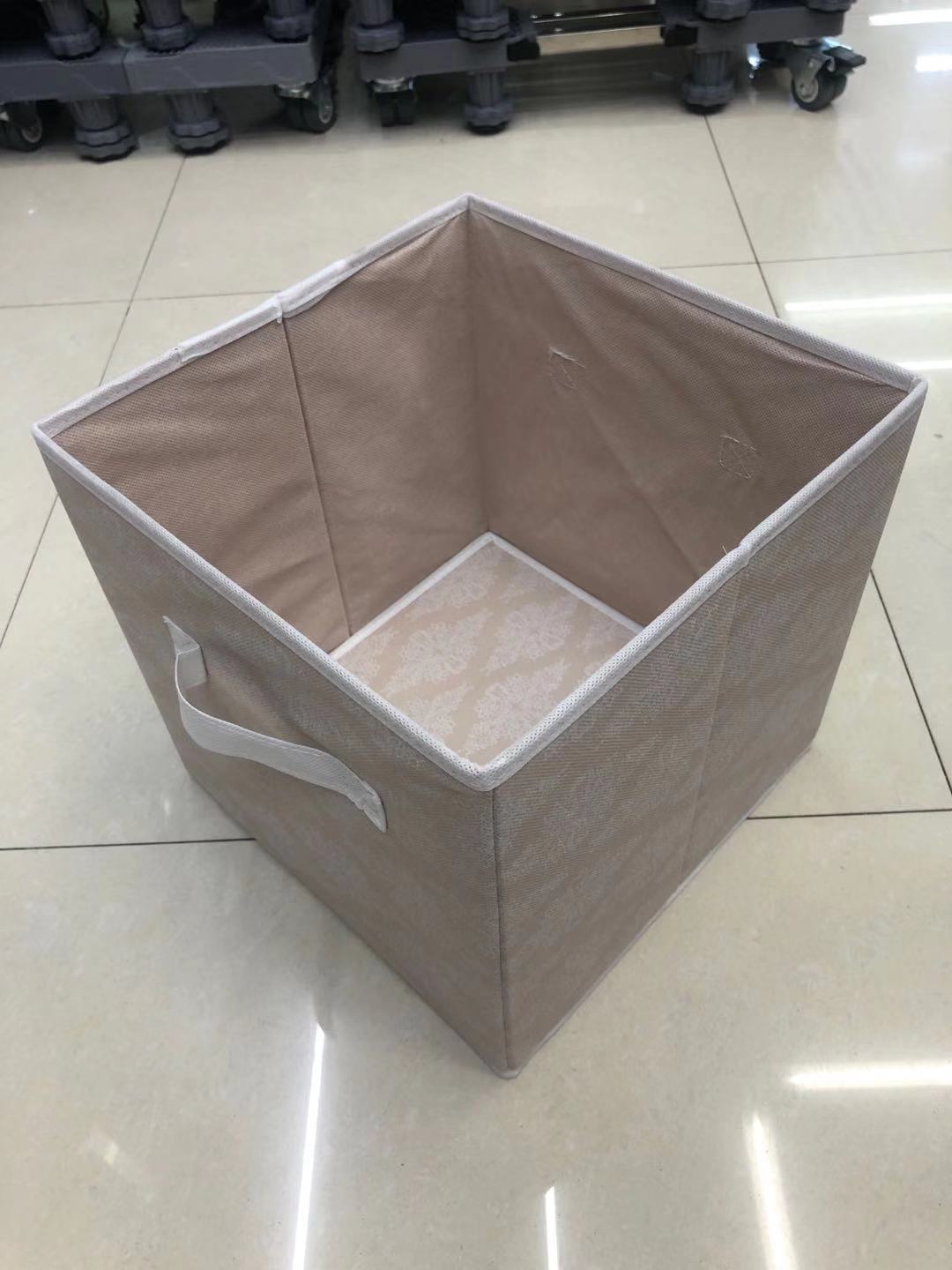 27x27x26cm non-woven fabric square box storage box, IKEA storage box, storage box, uncovered storage box Item Picture