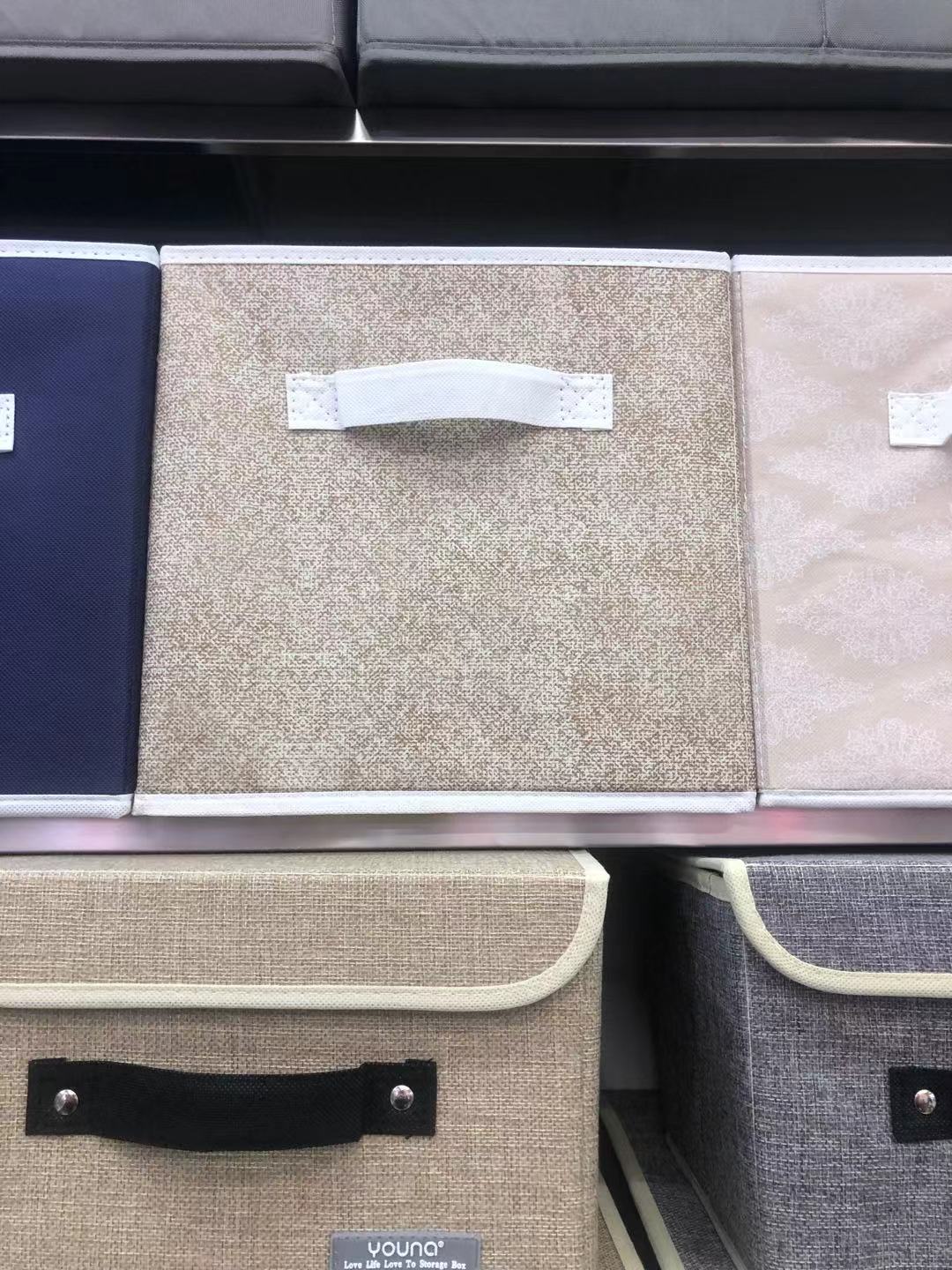 27x27x26cm non-woven fabric square box storage box, IKEA storage box, storage box, uncovered storage box details Picture