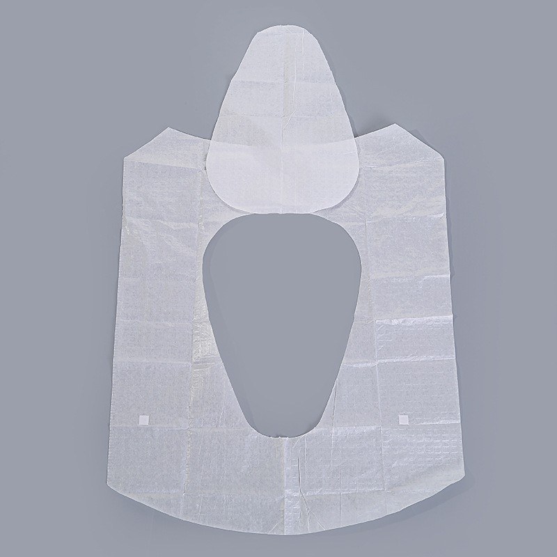 新款10片PE+纸复合马桶垫 便捷出门独立包装环保健康一次性马桶垫细节图