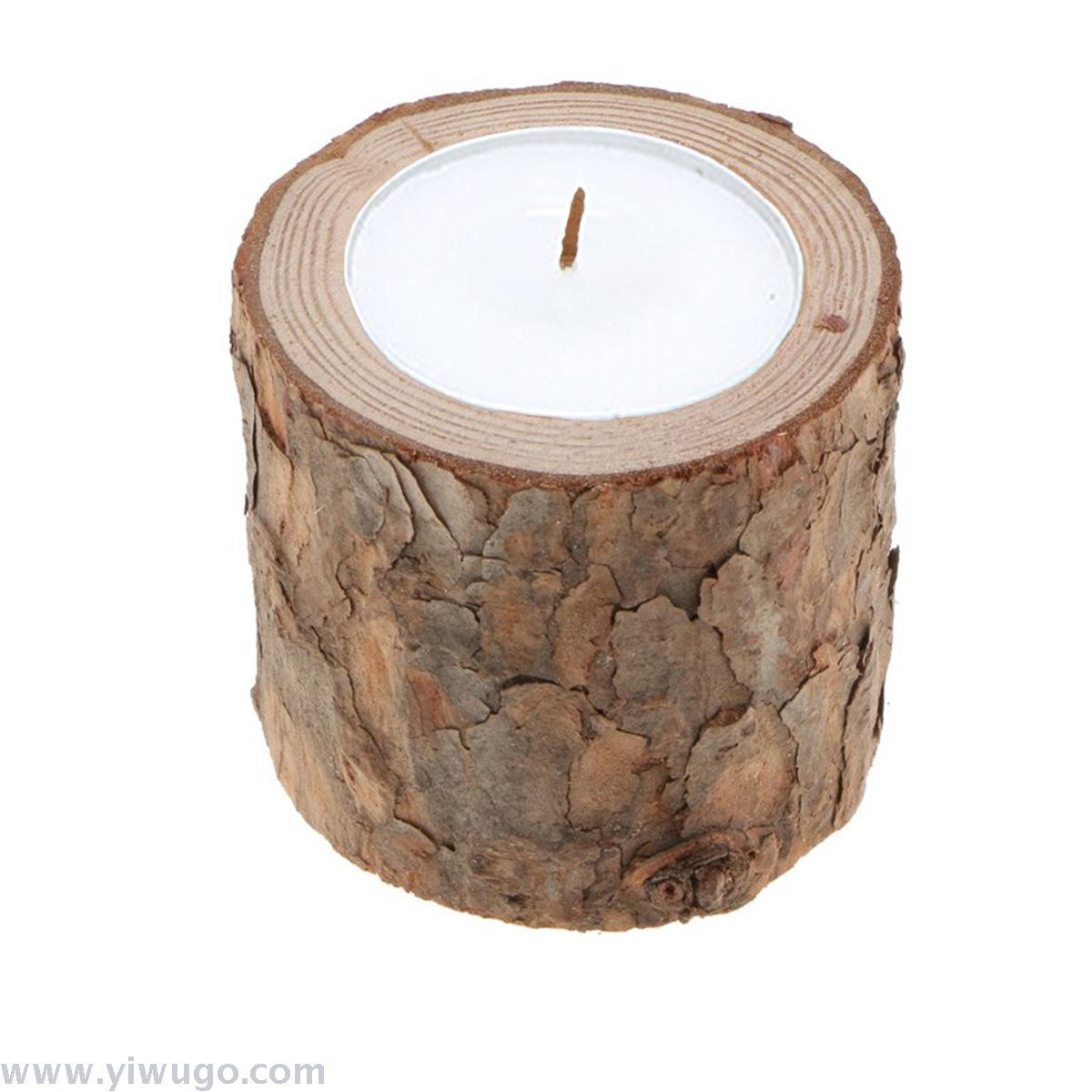 Jungle Elephant DIY original ecological retro pine tree stumps, candles, candlesticks, ornaments, flower POTS, handcrafted accessories Specification image