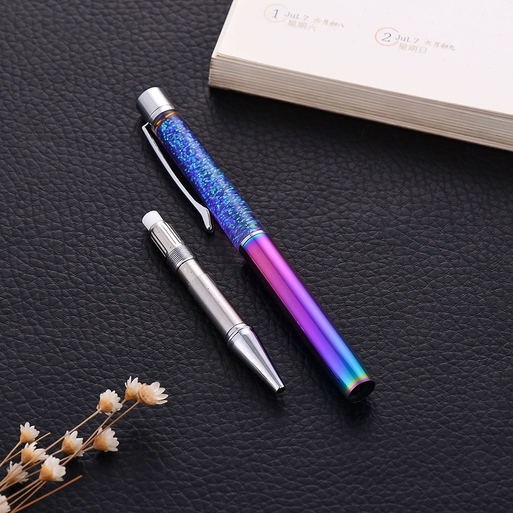 Creative metal ink pen customization company LOGO Crystal pen Ballpoint pen in stock color sand pen water diamond pen Application Scenario