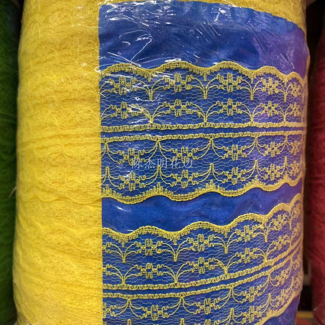 Direct sales from the manufacturer of non-elastic multi-color lace trim, with stock available for immediate supply Item Picture