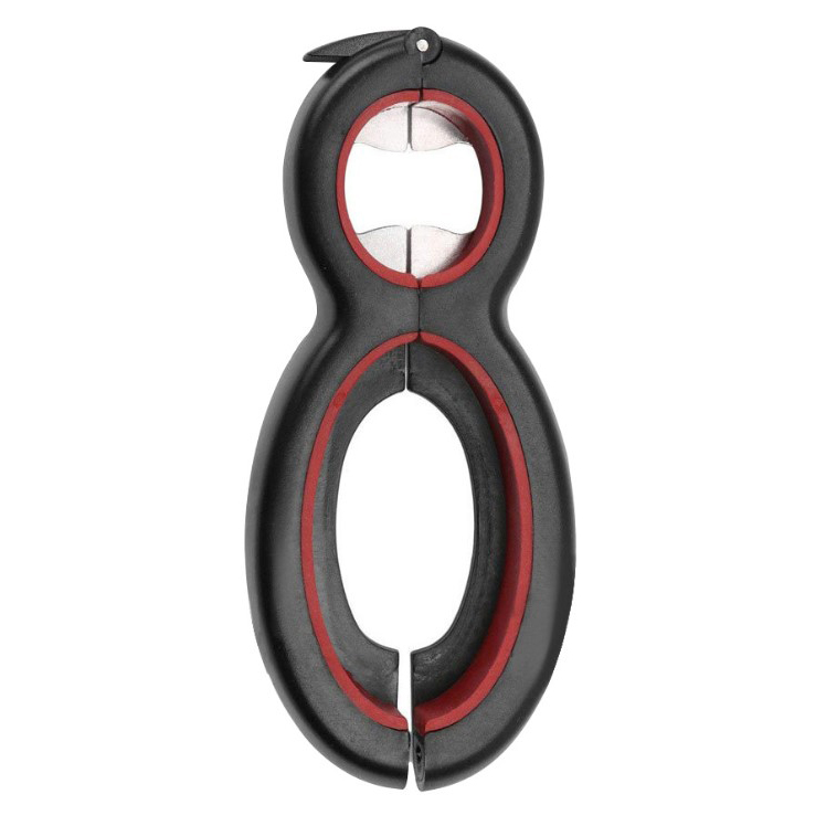 Can cap opener, can opener 6-in-1 cap opening tool, 8-shaped bottle opener, multi-functional beer bottle opener Application Scenario