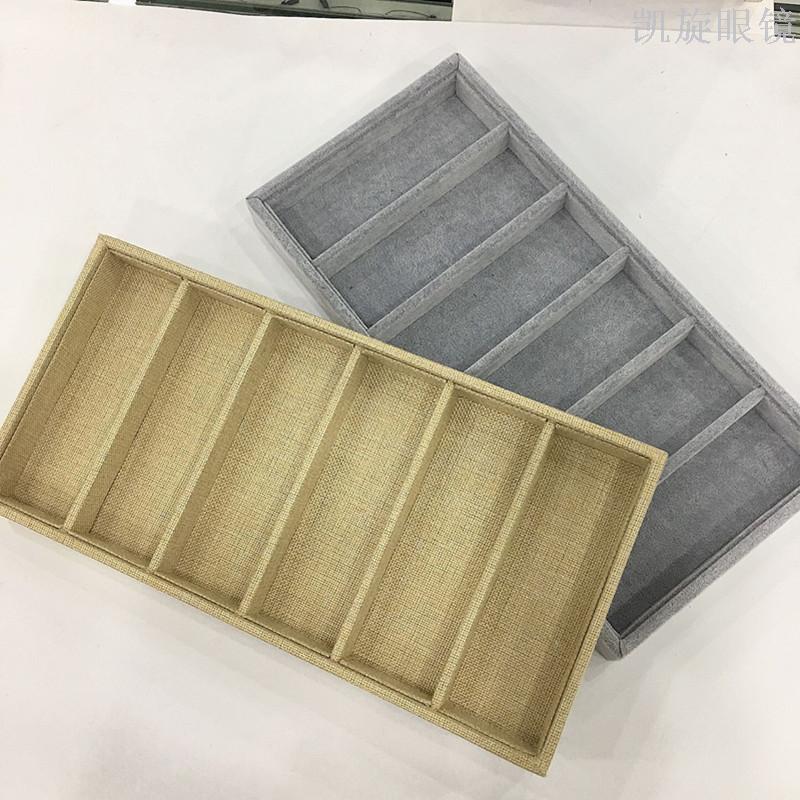 现货眼镜展示道具太阳镜展示盒珠宝首饰展示地摊收纳盒白底实物图