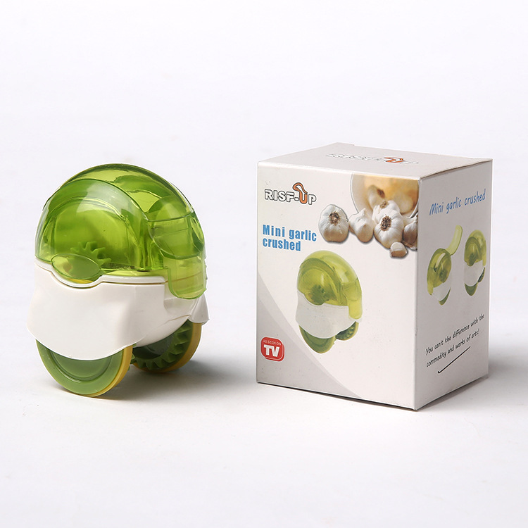 Creative multi-functional garlic puree grinding tool Roller garlic cutter Kitchen gadget Garlic crusher Garlic mincer