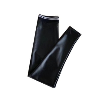 Autumn and winter D-style skinny pants, high-waisted, tight, elastic and fleece skinny pants for women to wear outside details Picture