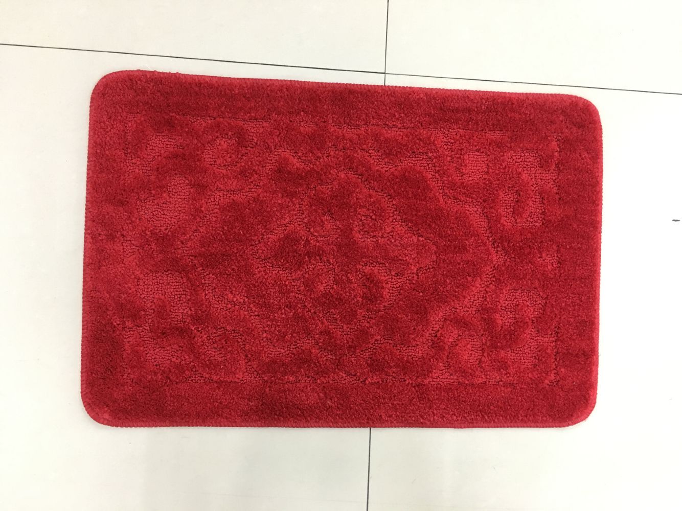 New best-selling TPR bottom short wool jacquard floor mat, anti-slip door mat, floor mat, flat wool jacquard floor mat, a best-selling model in foreign trade, 38*58cm Specification drawing