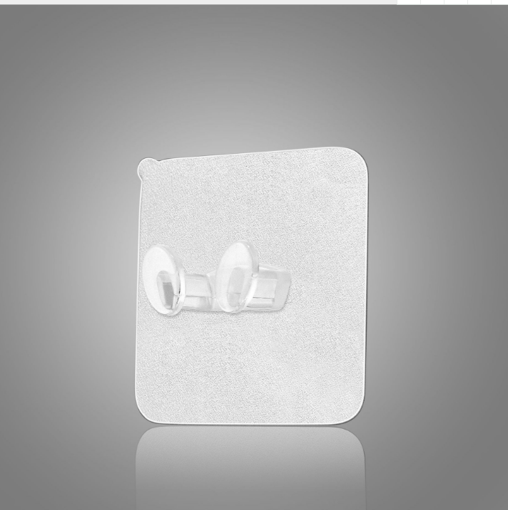 Transparent strong seamless plug hook Storage sticky hook socket electrical wire plug bracket data cable hook