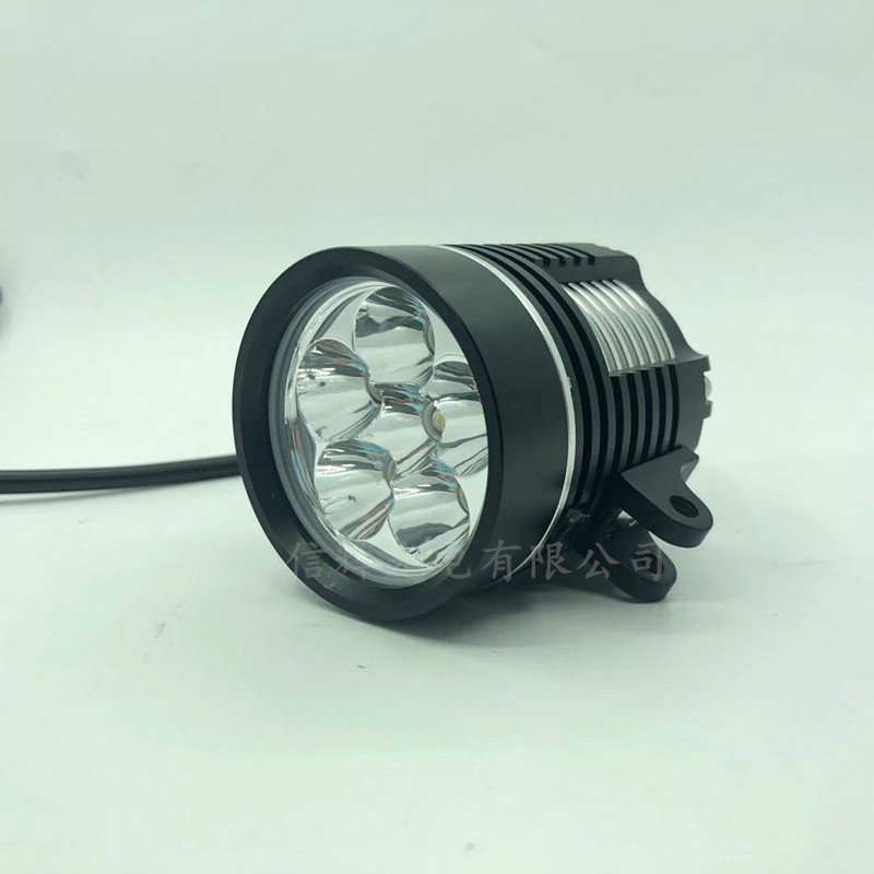 Motorcycle led spotlight ultra-bright 60W high-intensity headlamp set with switch bracket, flashing modified lamp Item Picture
