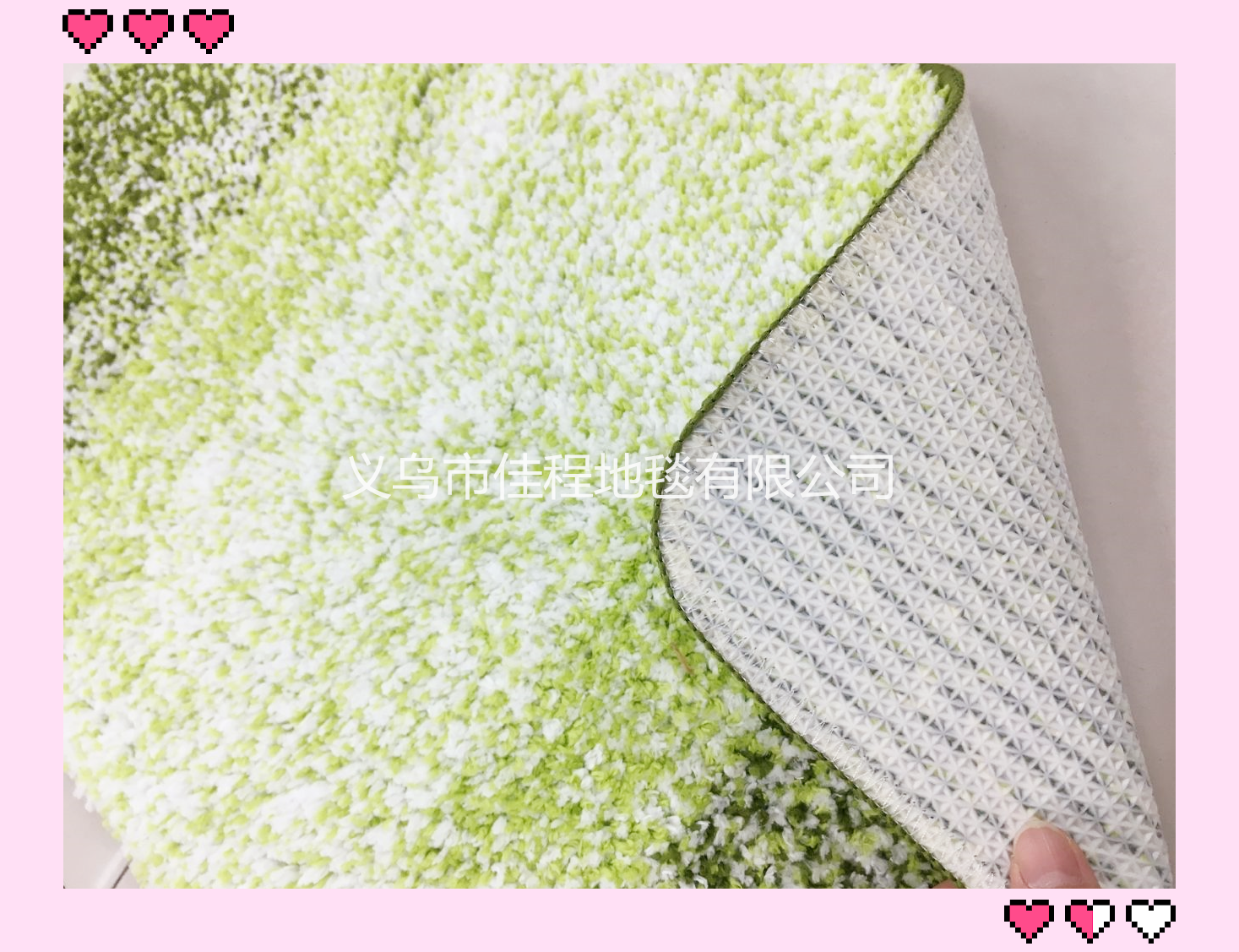 TPR bottom snowflake floor mat, super fine polyester anti-slip floor mat, foot mat, absorbent door mat, snowflake foot mat, export mat, carpet Specification drawing