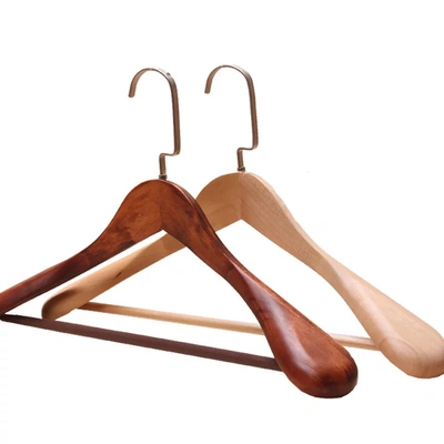 Retro Wide Shoulder hanger Color hanger Suit jacket hanger Universal hanger can be customized logo thumbnail