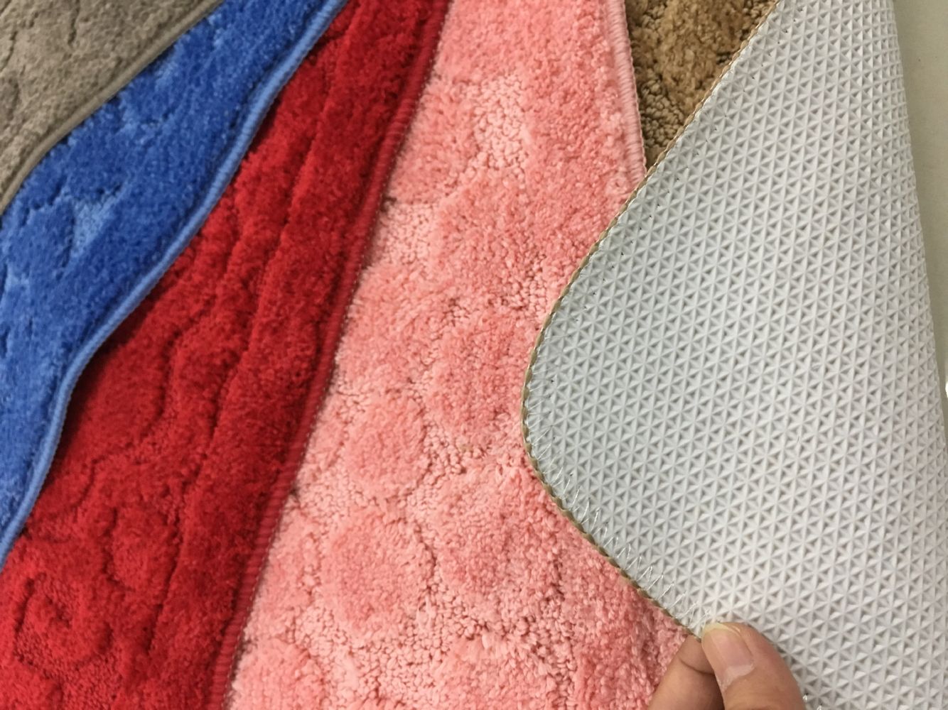 New best-selling TPR bottom short wool jacquard floor mat, anti-slip door mat, floor mat, flat wool jacquard floor mat, a best-selling model in foreign trade, 38*58cm Item Picture