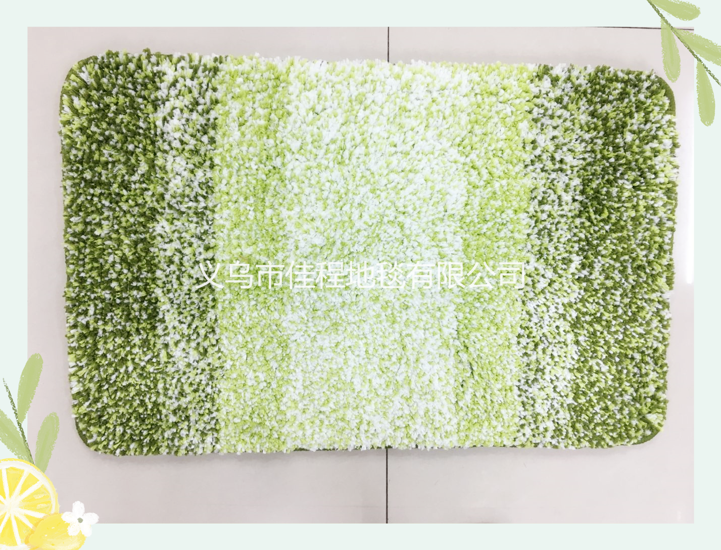 TPR bottom snowflake floor mat, super fine polyester anti-slip floor mat, foot mat, absorbent door mat, snowflake foot mat, export mat, carpet Application Scenario