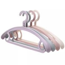 Household plastic coat hanger Clothing store coat hanger Wide shoulder multifunctional coat hanger household