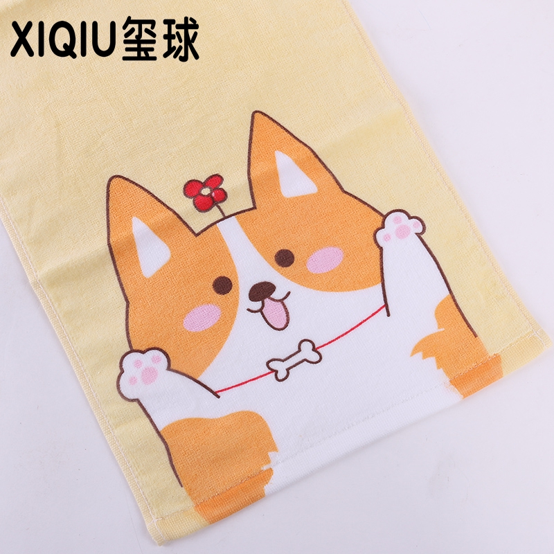 Pure cotton cut-down children's towel, printed digital baby, children's towel, seal ball towel Application Scenario