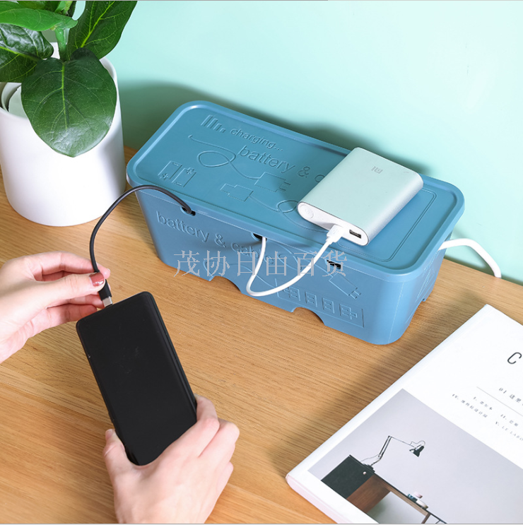 Creative plugboard organizer Organizer box Organizer box socket box