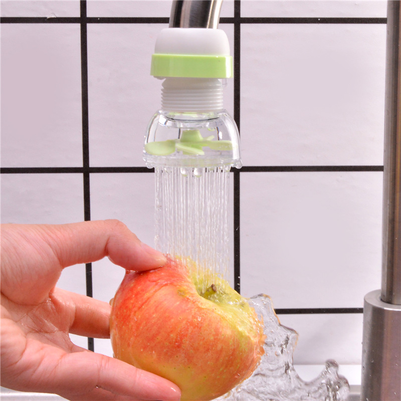 Off-the-shelf kitchen faucet spillproof sprinkler Tap water sprayer 360° rotary water filter thumbnail