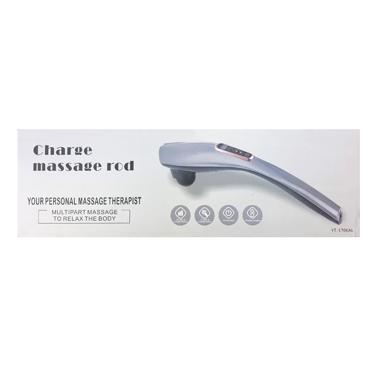 Multi-functional high-power electric instrument for tapping neck, waist and shoulder, handheld dolphin massager stick Item Picture