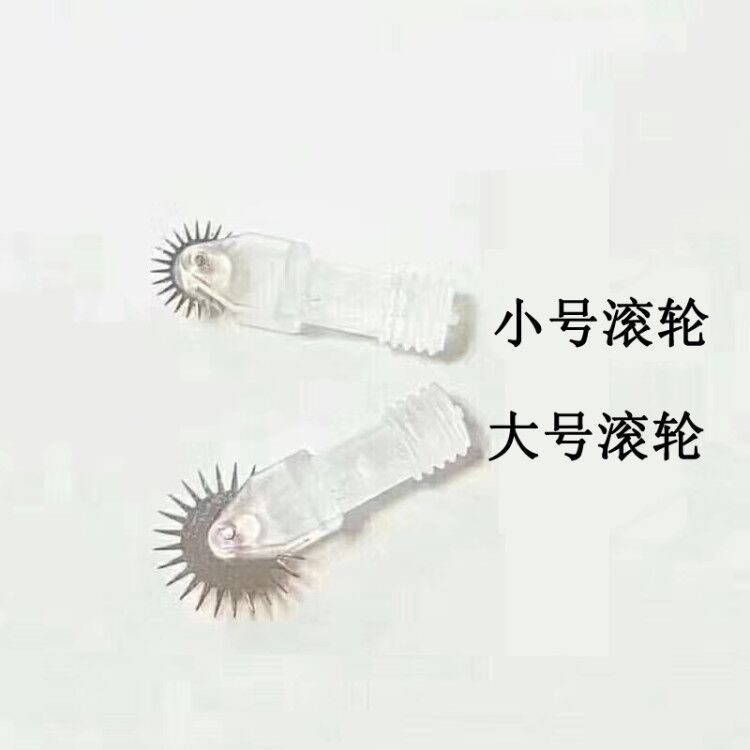 韩式半久纹绣轻奢滚轮针 纹眉齿轮针线条眉拉丝雾眉针 滚轮针