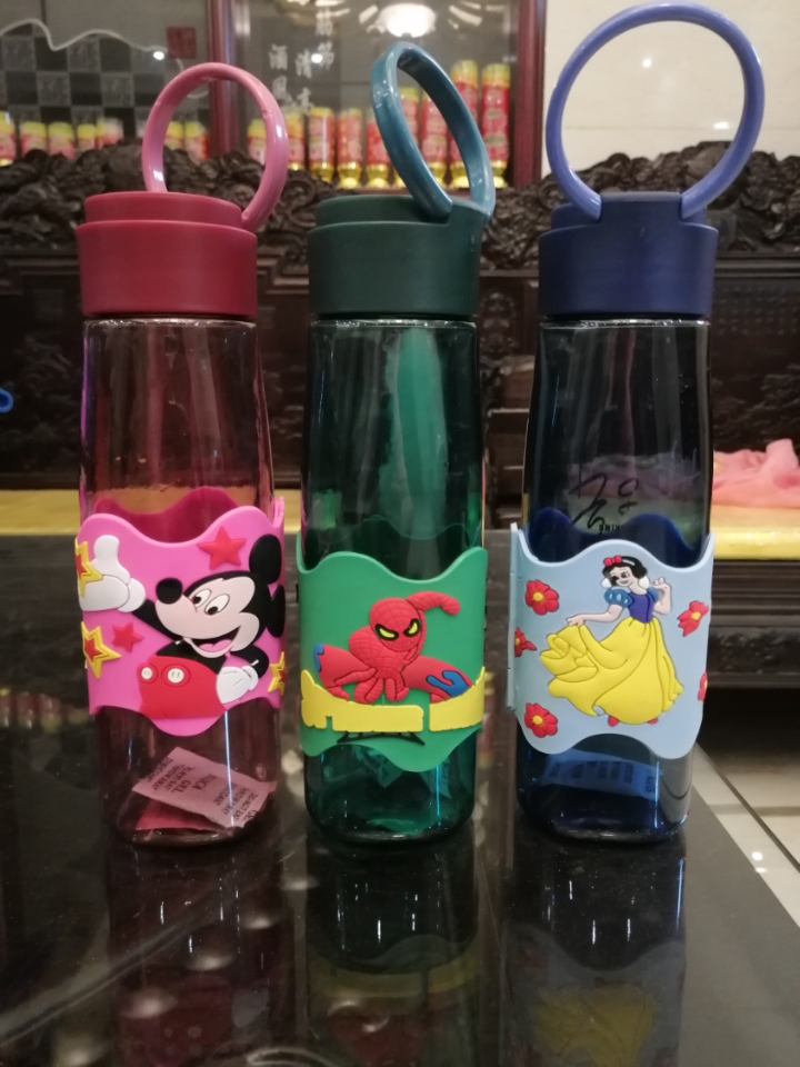 定制加工时尚卡通PVC塑料创意可爱迷你儿童水杯精美图案广告促销产品图