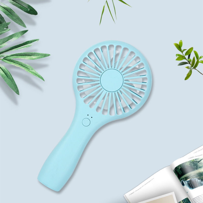 New Macaron lollipop mini fan manufacturer outdoor portable lanyard handheld usb charging fan Specification image