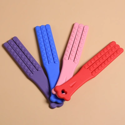 Silicone Stroke Board 135 G Meridian Stroke Rod Cervical Health Stroke Board Three Fingers Stroke Stroke Stroke Palm