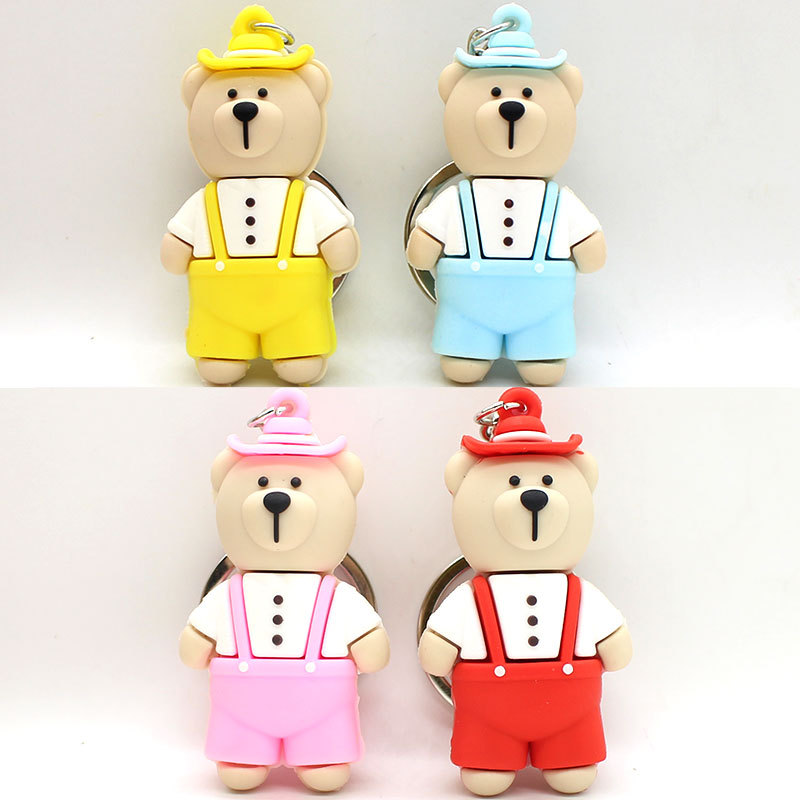 Creative and cute bear figurines, keychains, pendants, cartoon bags, keychains, figurines, pendants, claw machine supplies Application Scenario