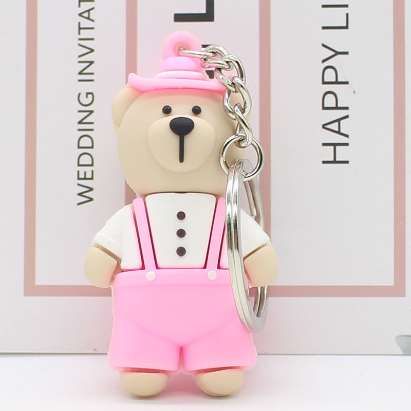 Creative and cute bear figurines, keychains, pendants, cartoon bags, keychains, figurines, pendants, claw machine supplies Specification image