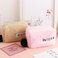 毛绒化妆包韩版时尚收纳包多功能化妆包大容量零钱包收纳袋小方包图
