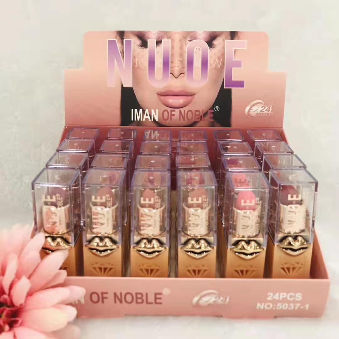 2019新款上市 IMAN OF NOBLE品牌嘴巴款长效不粘杯口红