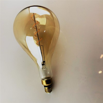 LED, PS52,A160,2W,E27, Gold, Soot, plating ash