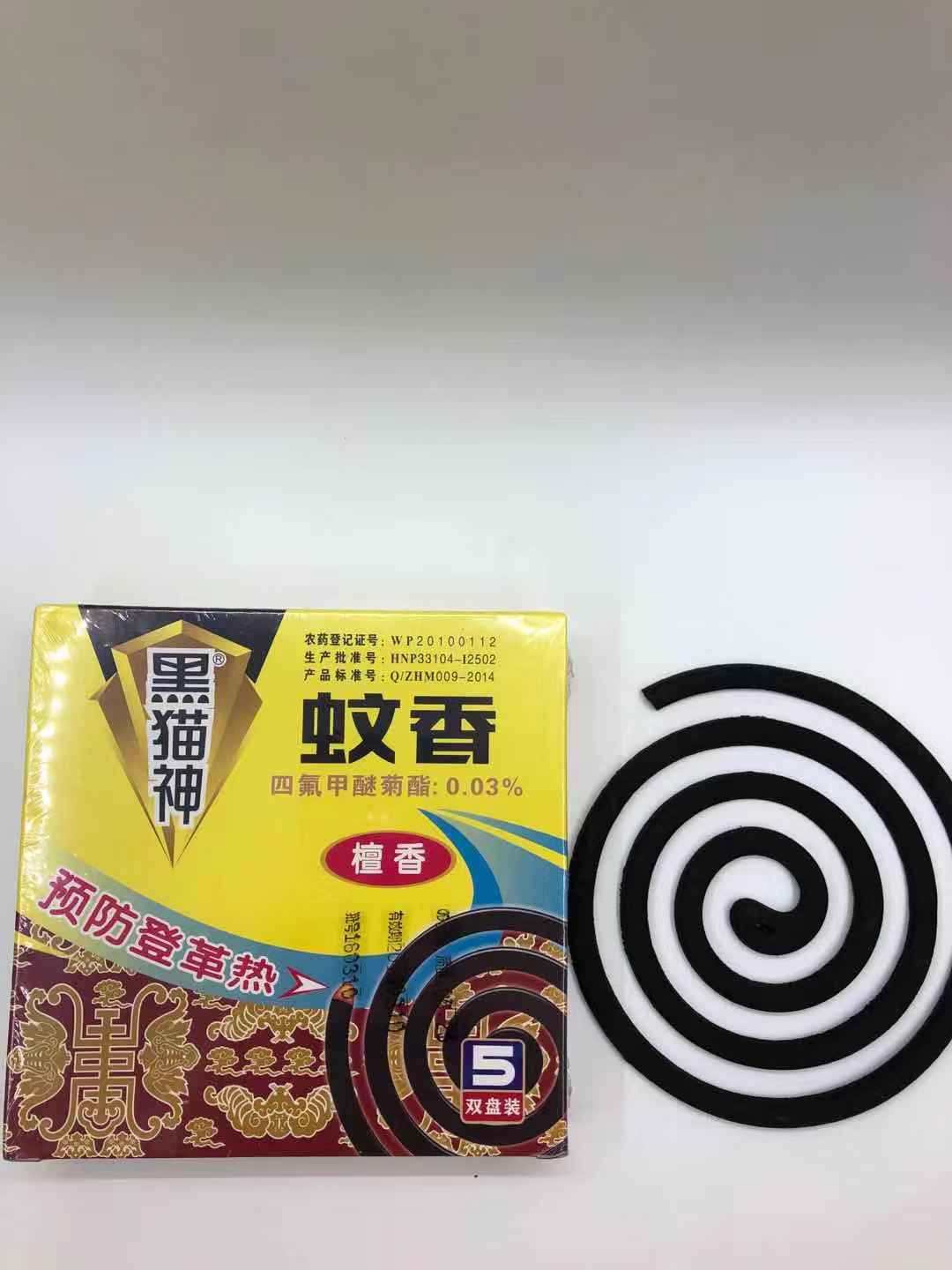 黑猫神檀香蚊香10盘装’