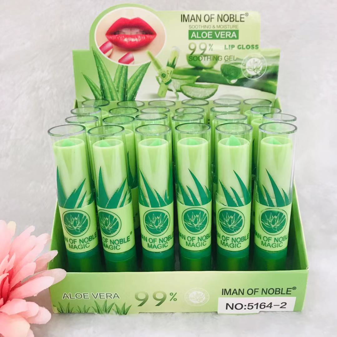 IMAN OF NOBLE品牌双头变色唇彩+唇膏不沾杯24小时持久长效