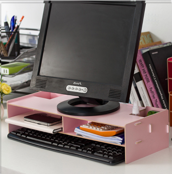 液晶显示器增高架子电脑底座支架托架桌面键盘架产品图