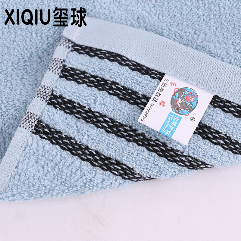 Pure cotton towel section, black striped towel, gift towel, seal ball towel Application Scenario