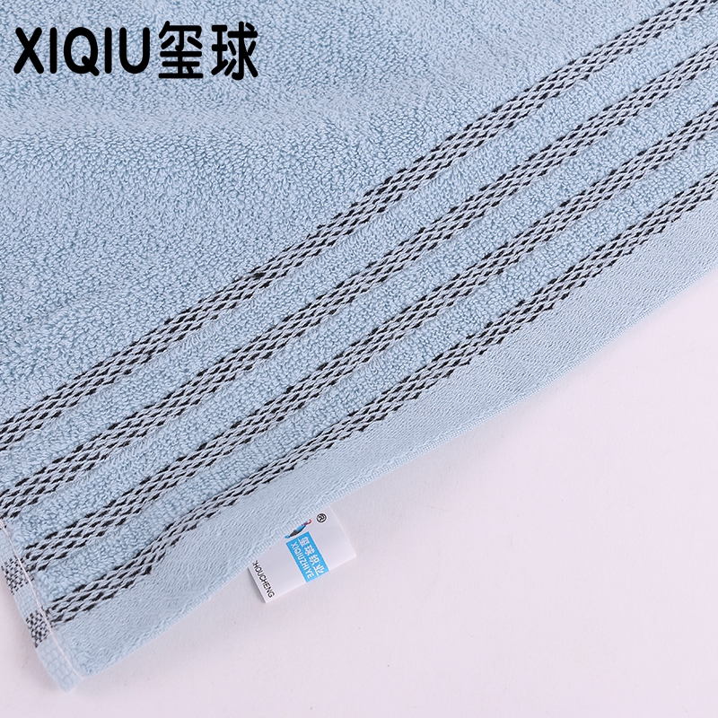 Pure cotton towel section, black striped towel, gift towel, seal ball towel Specification image