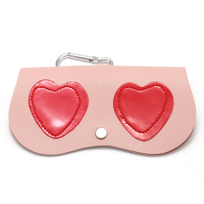 NEW Flower Cardone Adult leather Glasses case, Sunglasses bag, multi-functional pendant, children's glasses case details Picture