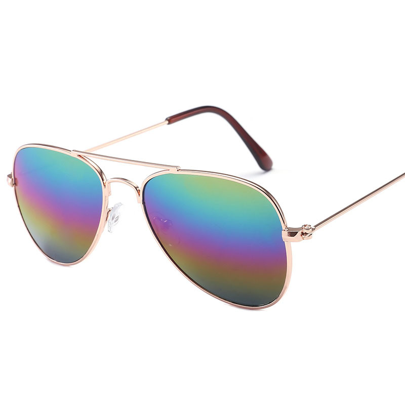 厂家直销热销款3025-1亲子太阳镜 彩膜蛤膜眼镜中童墨镜