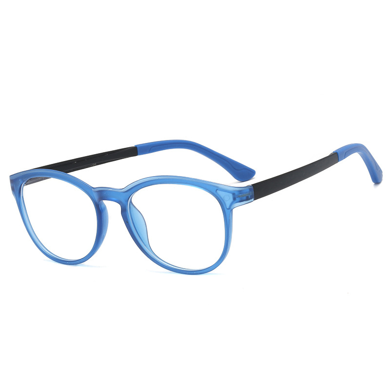 热销款小孩户外护眼防紫外线眼镜复古圆框防蓝光儿童眼镜产品图