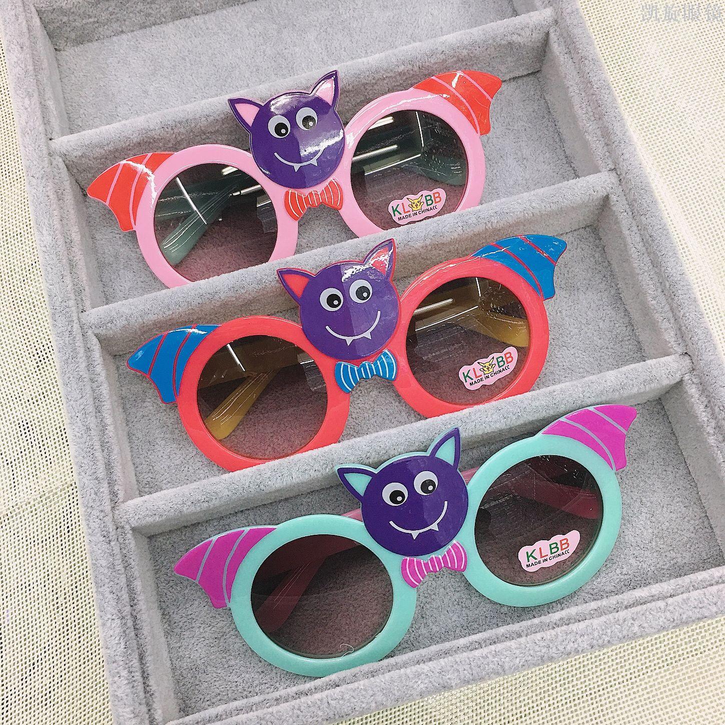 小恶魔卡通儿童眼镜韩版可爱遮阳墨镜宝宝细节图