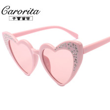 厂家直销新款时尚爱心太阳镜 男女士桃心不规则框架眼镜墨镜0011