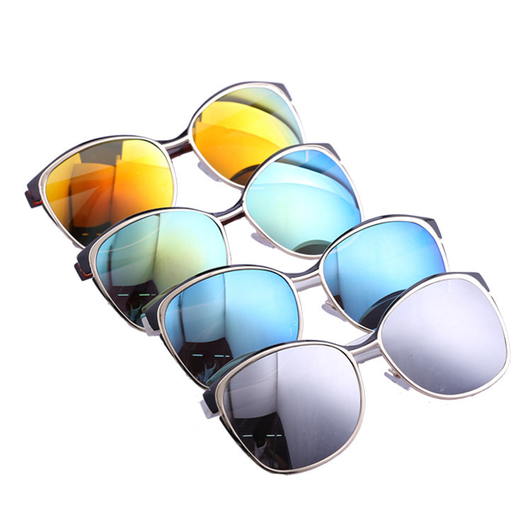 Large frame metal foreign trade glasses spot supply UV400 sunglasses manufacturer direct selling 10178