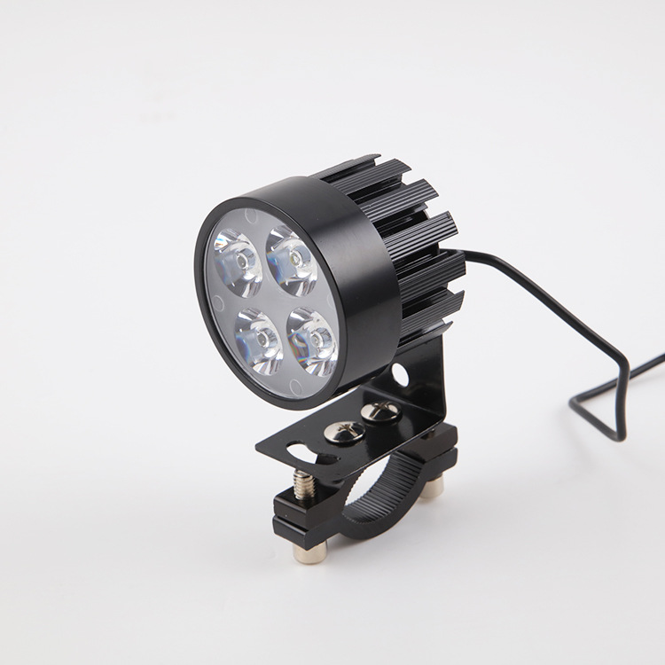 High-Power Pedal Electric Vehicle Spotlights Led Battery Motorcycle Light Condenser Lens 4 Beads Headlights Cross Border Exclusively For Application Scenario