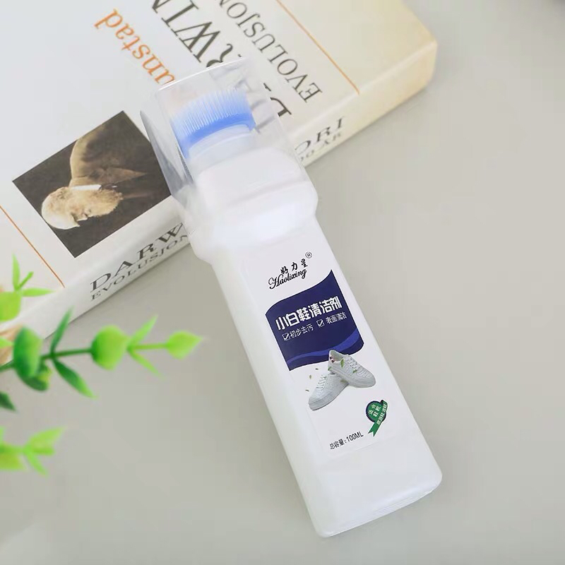 抖音爆款小白鞋神器擦鞋去污除黄清洁剂 运动刷白鞋增白细节图