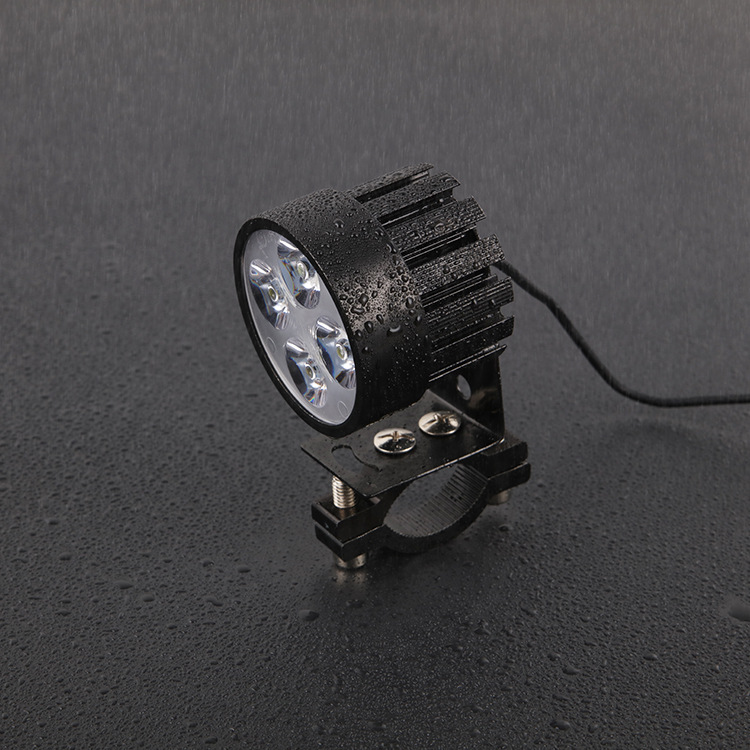 High-Power Pedal Electric Vehicle Spotlights Led Battery Motorcycle Light Condenser Lens 4 Beads Headlights Cross Border Exclusively For Item Picture