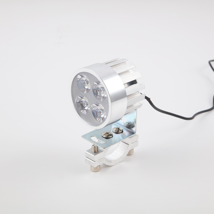High-Power Pedal Electric Vehicle Spotlights Led Battery Motorcycle Light Condenser Lens 4 Beads Headlights Cross Border Exclusively For Specification drawing