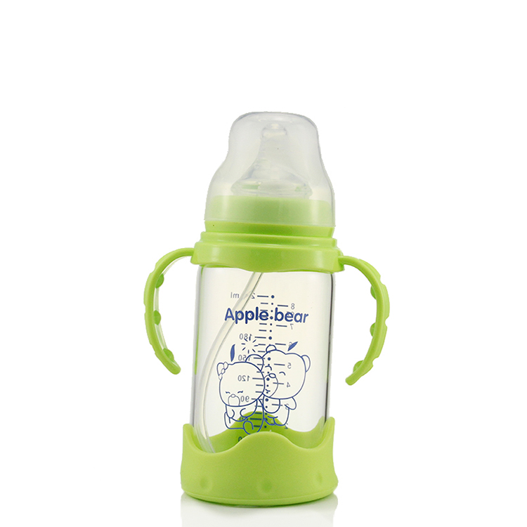 Ab-136 180Ml Drop-Proof Glass Baby Bottle Application Scenario