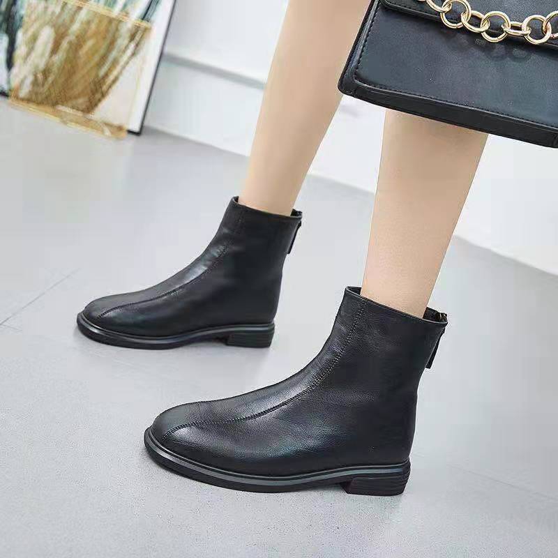 2019新款冬季women shoes卓雅诗720软底软面短靴女加绒休闲靴时尚